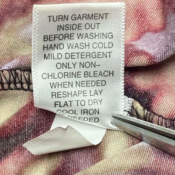 SIMPLY VERA VERA WANG Women’s Tie Dye Tunic Top Size XL Multicolored - Picture 4 of 8